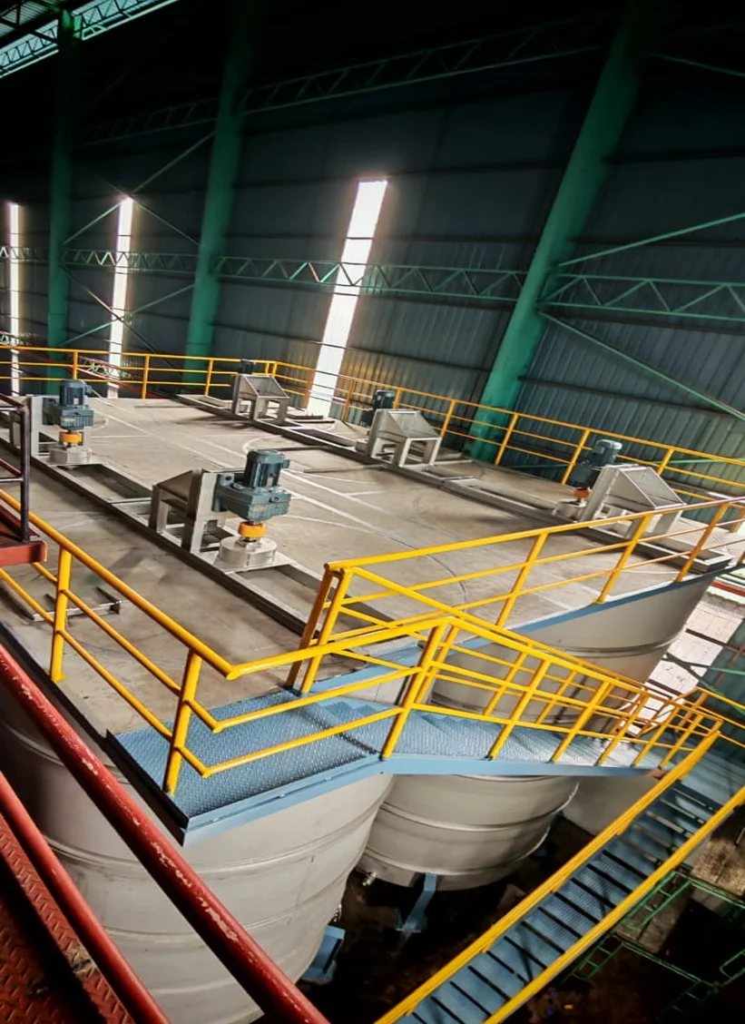 Process and storage tanks platform installed by SAMA